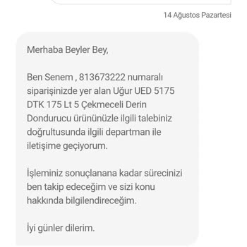 Uğur Soğutma Ürün Kurulumu Yapılmaması