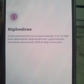 QNB Finansbank Kredi Kartı Limit Kısıtı