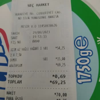 Seç Market Ürünler Kontrol Edilmeli