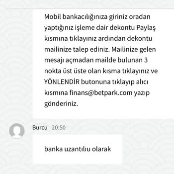Betpark Para Hesabıma Geçmedi