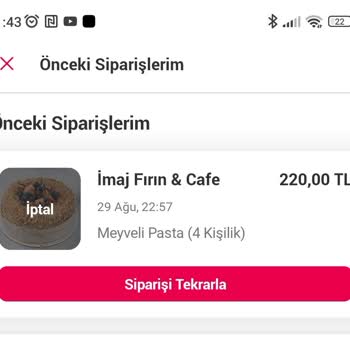 Yemek Sepeti Sipariş Hizmeti