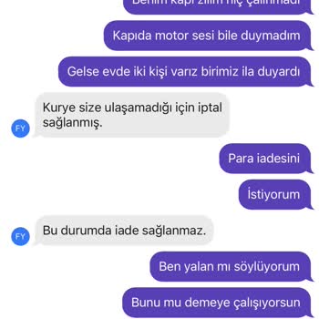 Getir Temsilci Sorumsuzluğu Ve Yardım Etmemesi