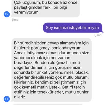Getir Temsilci Sorumsuzluğu Ve Yardım Etmemesi