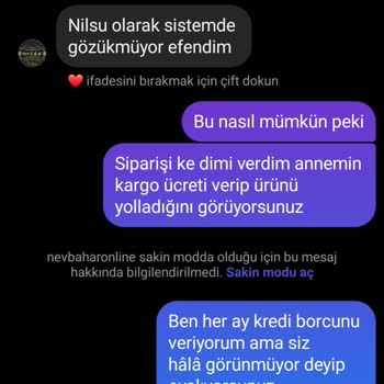 Nevbahar Giyim Ürünü Yolladım İade İçin 2 Ay Oldu Ücretimi Yatırmıyorlar