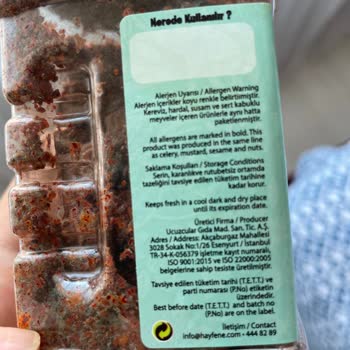 Hayfene Küflenen Pul Biber!