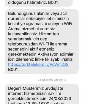 Türk Telekom İnternet Yeni Adrese Taşıma
