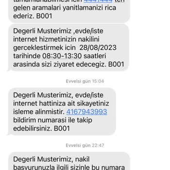 Türk Telekom İnternet Yeni Adrese Taşıma