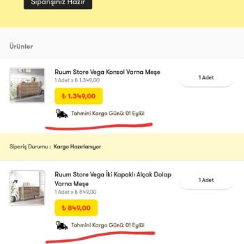 Şok Marketler Siparişim Hazır Olmasına Rağmen Kargoya Verilmiyor