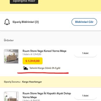 Şok Marketler Siparişim Hazır Olmasına Rağmen Kargoya Verilmiyor