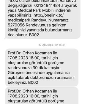 Medical Park Hastanesi Hastane Yönetimini Hastayı Mağdur Etmesi