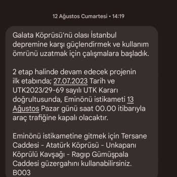 İBB Sürekli Mesaj Gelmesi