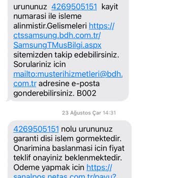 Samsung Garanti Geçersizliği Adında Mağduriyet