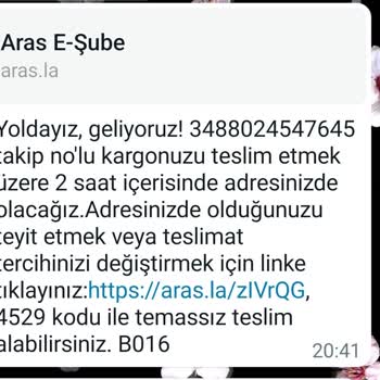 Aras Kargo Teslimat Yapılmıyor Şubeye Ulaşılamıyor