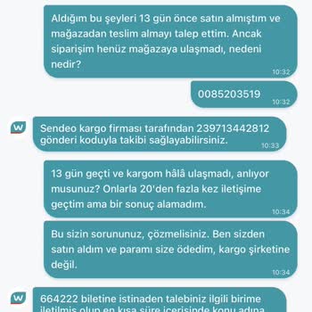 Watsons Gönderileri Teslim Etmiyor!