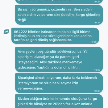 Watsons Gönderileri Teslim Etmiyor!