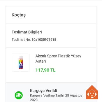 Koçtaş Kargo Teslim Edilmemesi...