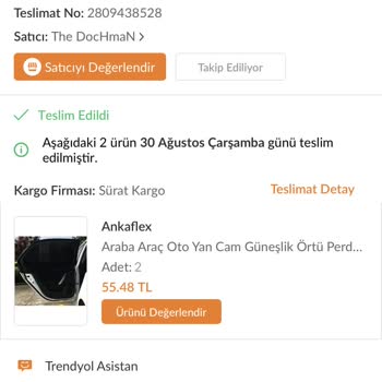 Sürat Kargo Teslimat Sorunu