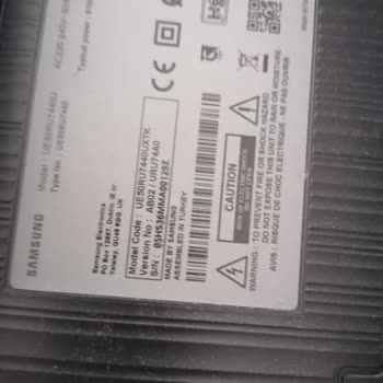 Samsung 50RU7440UXTK Televizyonumuzun Ekran Değişim Problemi