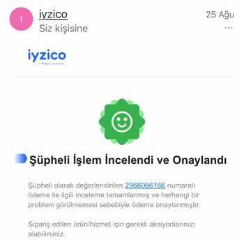 iyzico Ödemelerimiz Yapılmıyor. Paramıza El Koyuldu.