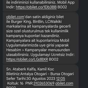 Kamil Koç'un İşini Yapamaması Mağdur Oldum