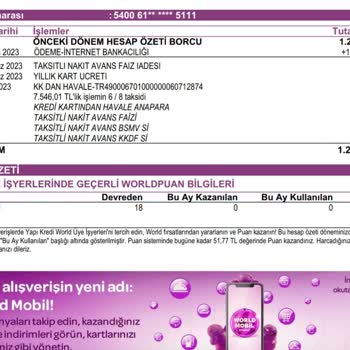 Yapı Kredi Bankası Yıllık Kart Ücretini İptal Etmiyor