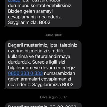 Millenicom Yapılan Yanlış İşlemden Dolayı Kullanmadığımız Faturaları Ödemeyeceğiz