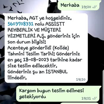 AGT Kurye (aynigunteslim.com) Kargo Sorunları Ve İlgisiz Müşteri Hizmetleri