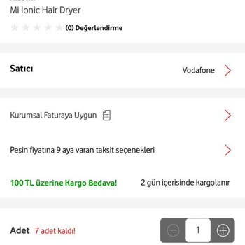 Vodafone Her Şey Yanımda Tekrarlı Ve Anlamsız Sipariş İptali