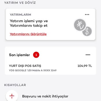 Akbank Kartımdan YDS Google Para Çekilmiş