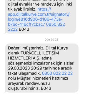 Dijital Kurye Size Ulaşamadık Diyor Fakat Beni Arayan Kimse Olmadı.