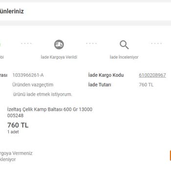 Koçtaş Ürünü İade Ettim Paramı Alamıyorum