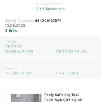 Vivense Stokta Olmayan Ürünü Satışa Sunma Ve Geç Teslim