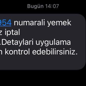 Trendyol Yemek Bilgi Vermeden İptal Ve Ücret İadesi Yapılmaması