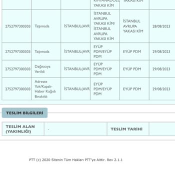 PTT Kargo Kargo Dağıtımında "kapalı, Kimse Yok" Yalanı!