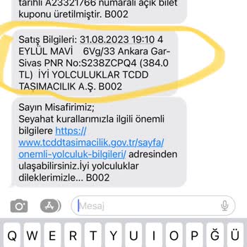 TCDD Açığa Alınan Bilet