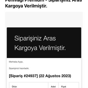 Penivagi Premium Kargom Çıktı Görünüyor Hiçbir Şekilde Gelmedi