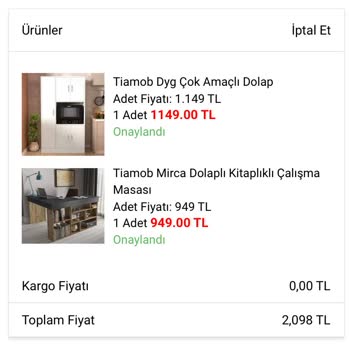 A101 Ürünlerim Kargoya Verilmedi