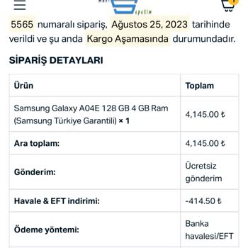 Mavi-Sepetim Ortada Ürün Yok