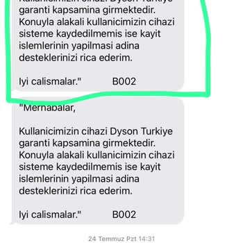 Dyson Türkiye Teknik Servisin İlgisizliği Saygısızlığı