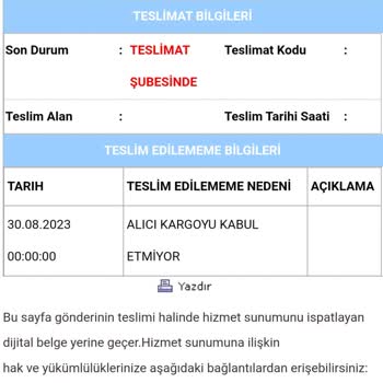 Aras Kargo Kargomu Getirmiyorlar Evime