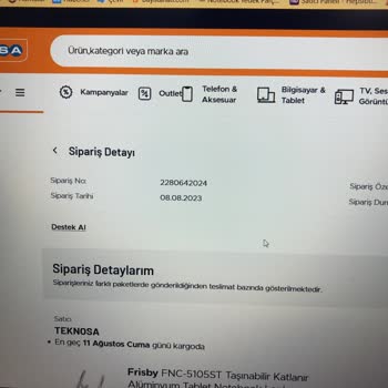 Teknosa Ürün Tedarik Sorunu Ve İade Süreci