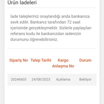 "cimri.com Ve Birnumara.com Sitesinin Ürünümü Göndermemesi