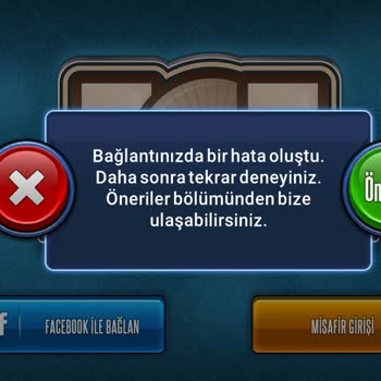 Okeyplus.com Mobil Veri Açıkken Oyun Giremiyorum