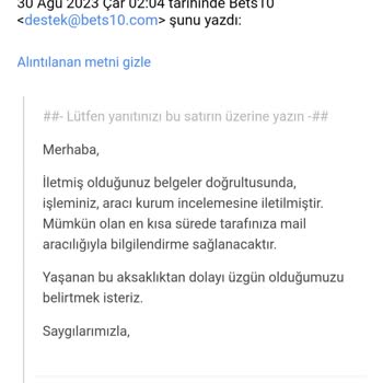Bets10 Yatırım Yaptım Ama Bakiyem Tanımlanmıyor