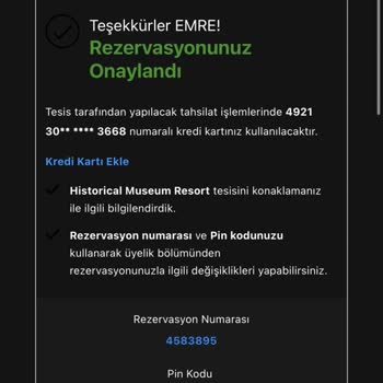 Museum Hotel Otelz.com Den Satın Almış Olduğumuz Rezervasyonun İptali