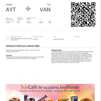 SunExpress Hava Yolları Uçak Rötarı Ve Mağduriyet