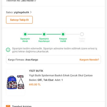 Trendyol Bana Ait Olmayan Telefon Numarasını Satıcıya Vermişler