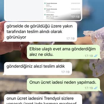 Trendyol Express Trendyol Ücret İadem Yapılmıyor!