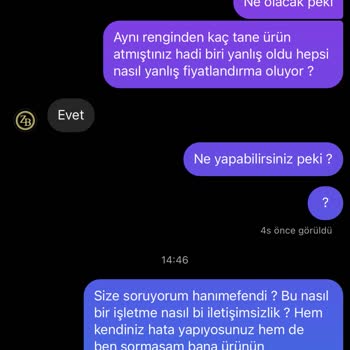 @zeynepboutique Siparişimi Bana Sormadan İptal Etti!