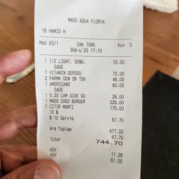 Mado %10 Servis Bedeli Alıyor